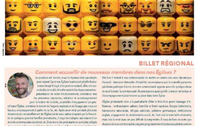 Billet régional : Comment accueillir de nouveaux membres dans nos Églises ?