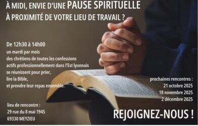 Une pause spirituelle à proximité de votre lieu de travail ?