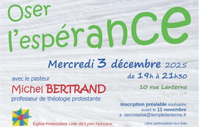Conférence-Débat « Oser l’espérance »