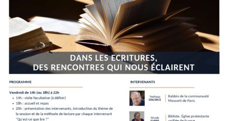 Dans les Écritures, des rencontres qui nous éclairent