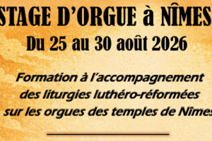 Stage d&rsquo;orgue – Nîmes