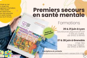 Formation : Premiers Secours en Santé Mentale – Module Jeunes (PSSM)