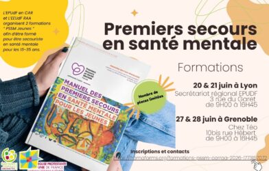 Formation : Premiers Secours en Santé Mentale – Module Jeunes (PSSM)