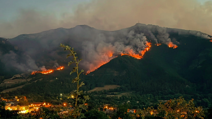 Incendie à Die